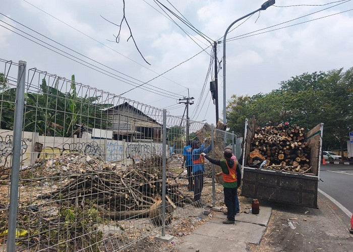 Usai Tertibkan 14 Bangunan Liar di Lahan Jasa Marga, Camat Sukomanunggal Bidik Sisi Utara
