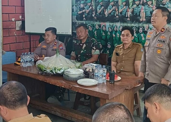 Peringati HUT Ke-81 TNI, Tiga Pilar Serbu Koramil Tandes Perkuat Sinergitas