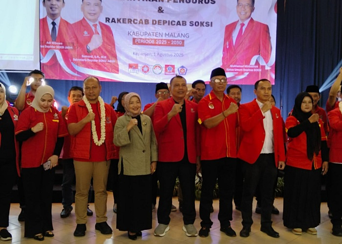 SOKSI Kabupaten Malang Dilantik, Depindar Jatim Minta Kader Gencarkan Konsolidasi Jelang Pemilu 2029 dan 2031