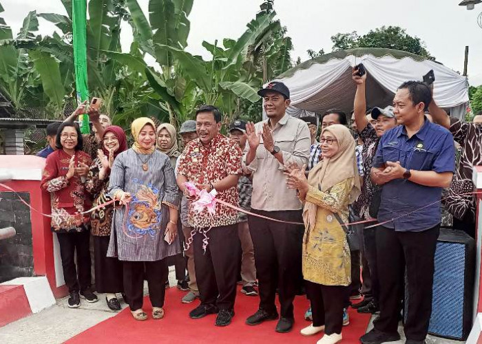 Bupati Nganjuk Resmikan Jembatan Desa Banjarejo Rejoso