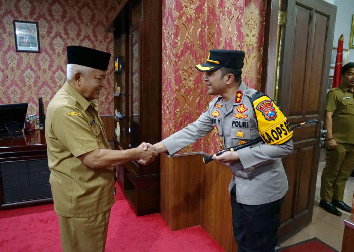 Kapolres Batu Kunjungi Pendopo Kabupaten Malang