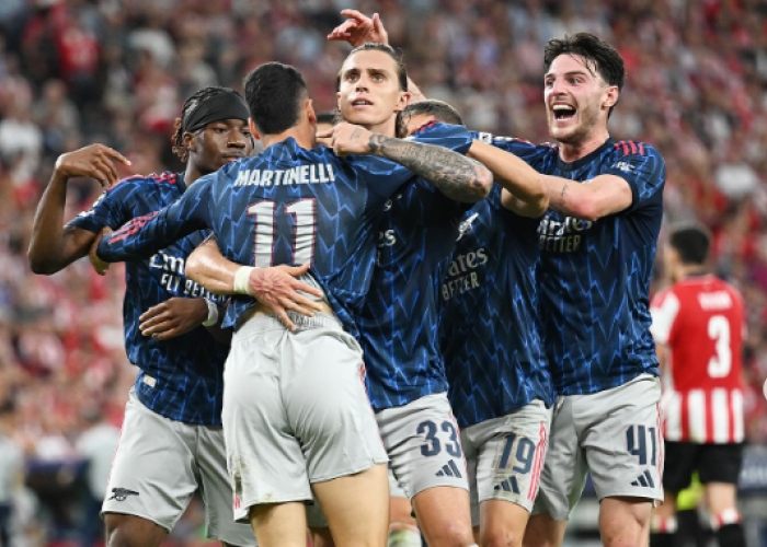 Martinelli Cetak Gol Cepat, Arsenal Bungkam Athletic Bilbao 2-0 di Liga Champions