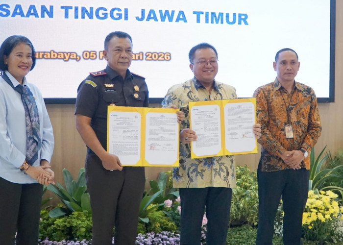 Perkuat Ketahanan Pangan, Bulog Jatim Gandeng Kejati Lewat MoU Pendampingan Hukum
