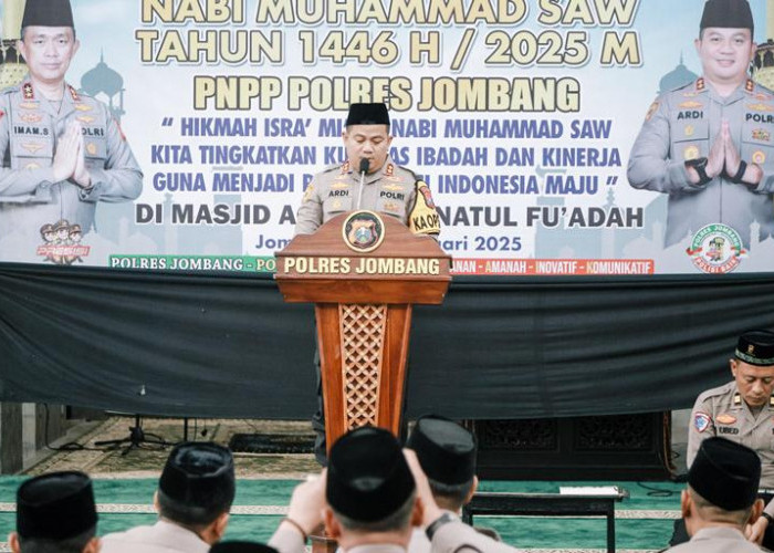 Polres Jombang Gelar Peringatan Isra Mikraj Nabi Muhammad SAW