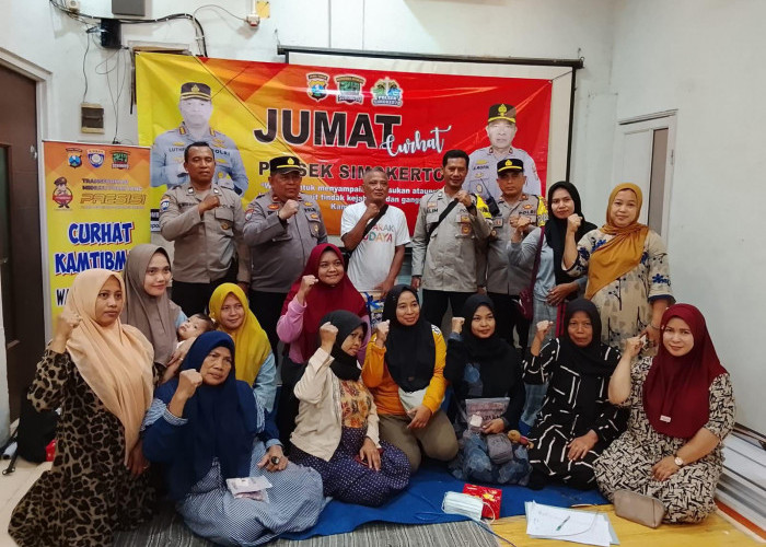 Polsek Simokerto Gelar Jumat Curhat di Simolawang, Perkuat Silaturahmi dan Keamanan Warga
