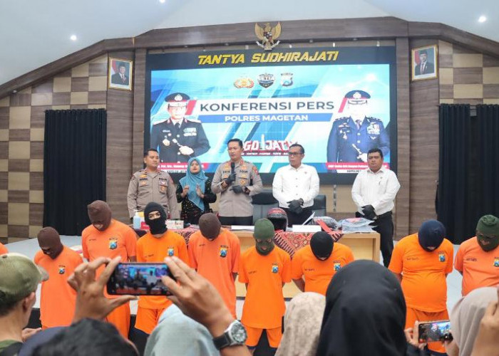 Komplotan Jambret Sadis Modus Tanya Alamat Digulung Polres Magetan