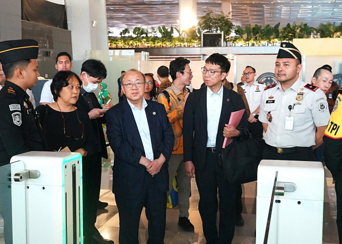 Delegasi Immigration Services Agency of Japan Apresiasi Inovasu Imigrasi di Bandara Soekarno-Hatta