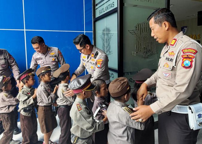 Polisi Sahabat Anak Sidoarjo, Edukasi Tertib Lalu Lintas Sejak Dini