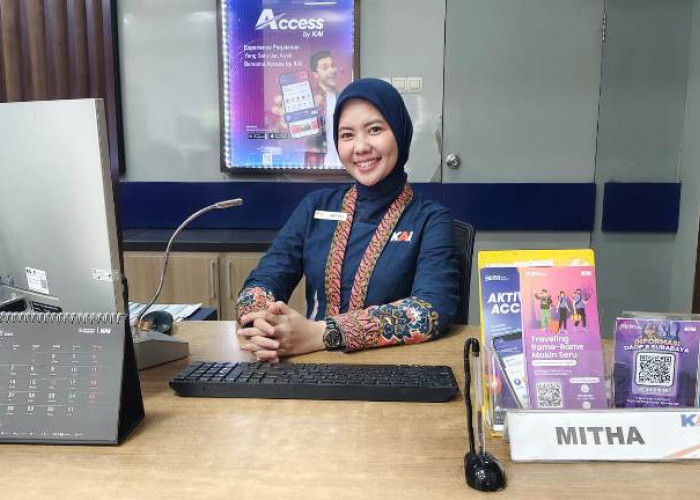 Dari Stasiun Gubeng ke Panggung Nasional Kisah Mitha Zhendhy Raih Best Frontliner KAI