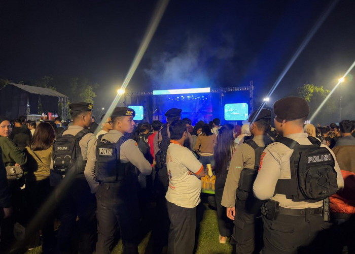 Polres Ngawi Amankan Kegiatan Mlayu Bareng dan Konser Musik HUT Provinsi Jatim ke-80