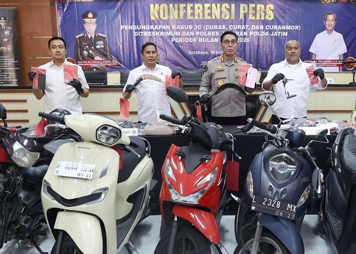 Polda Jatim Berantas 196 Kasus Kejahatan Jalanan Selama Sebulan, 222 Tersangka Ditangkap