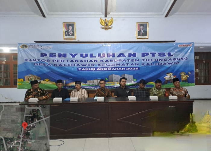 PTSL Kalidawir Digencarkan, BPN Tulungagung Ajak Warga Tertib Administrasi Tanah