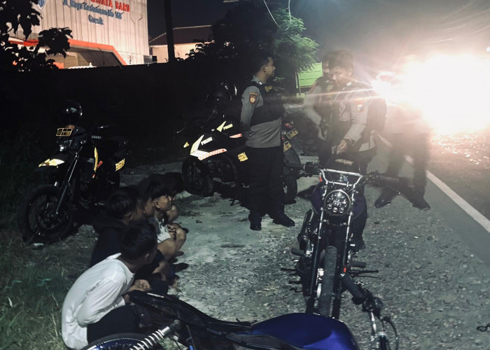 Gerak Cepat Polres Gresik Gagalkan Rencana Balap Liar di Kedamean, Amankan Enam Pemuda