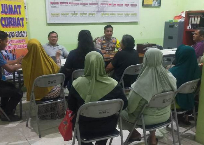 Polsek Sawahan Ajak Warga Putat Jaya Surabaya Perangi Kejahatan 3C dan Bahaya Geng Motor