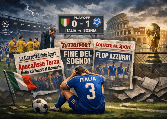 Tiga Kali Beruntun Gagal ke Piala Dunia, Italia Terjebak Krisis Berkepanjangan