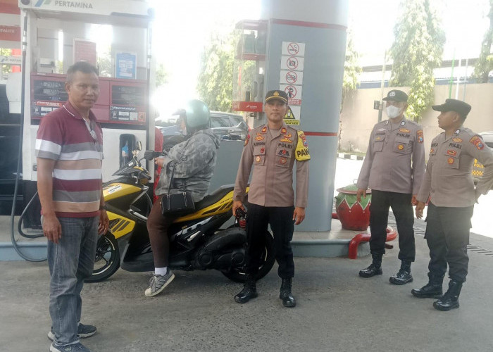 Jamin Kamtibmas dan Stok BBM Aman, Polsek Bubutan Intensifkan Patroli Presisi dan Monitoring SPBU