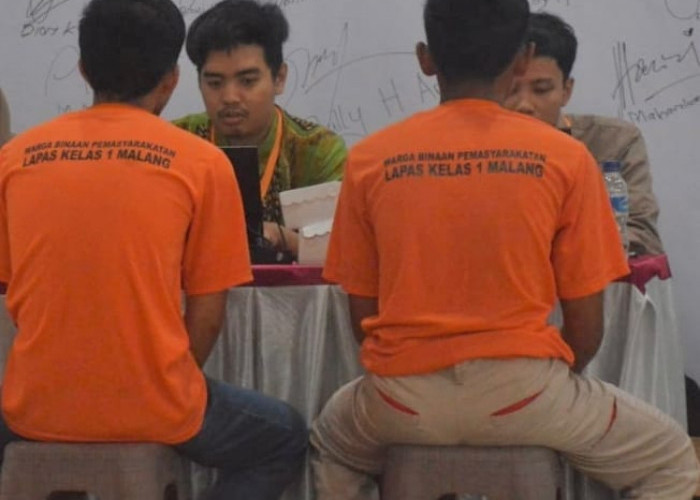 Fasilitasi Hak Pilih Warga Binaan, KPU Kota Malang Lakukan DPTb di Lapas 