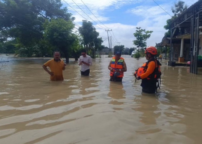 Banjir Luapan Kali Mas Mulai Surut, Ribuan Rumah di Driyorejo Masih Terendam