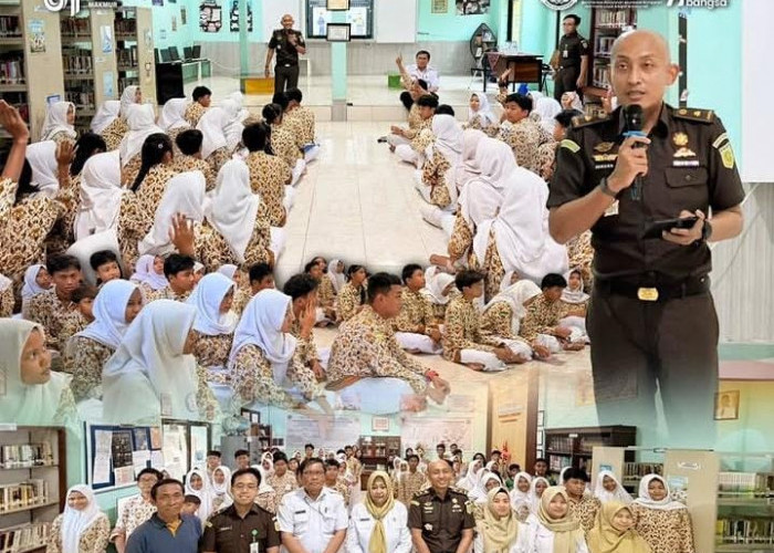 Cegah Korupsi dari Bangku Sekolah, Kejari Tanjung Perak Tanamkan Integritas di SMPN 2 Surabaya