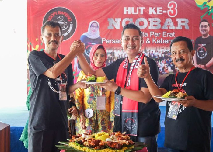 HUT Ke-III Ngobar Dihadiri Wabup Lumajang di Café Loji 35