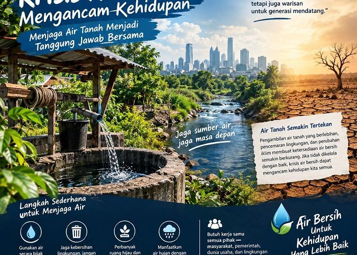Krisis Air Bersih Mengancam, Ini Cara Menjaga Cadangan Air Tanah