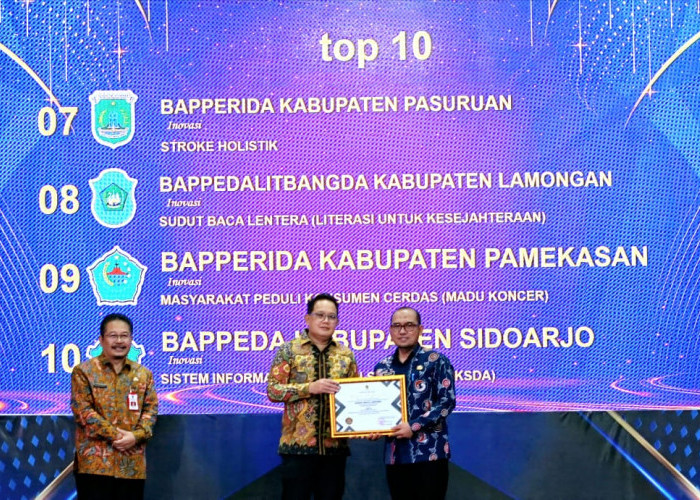 Pembkab Lamongan Masuk Top Ten Inotek Award Ceremony 2024