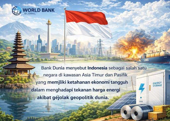 Bank Dunia: Ekonomi Indonesia Tangguh Hadapi Tekanan Harga Energi Global