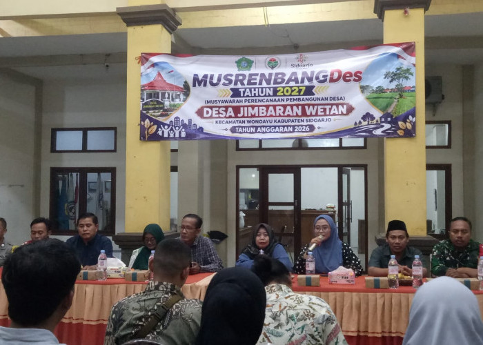 Desa Jimbaran Wetan Wonoayu Rencanakan Pembangunan 2027
