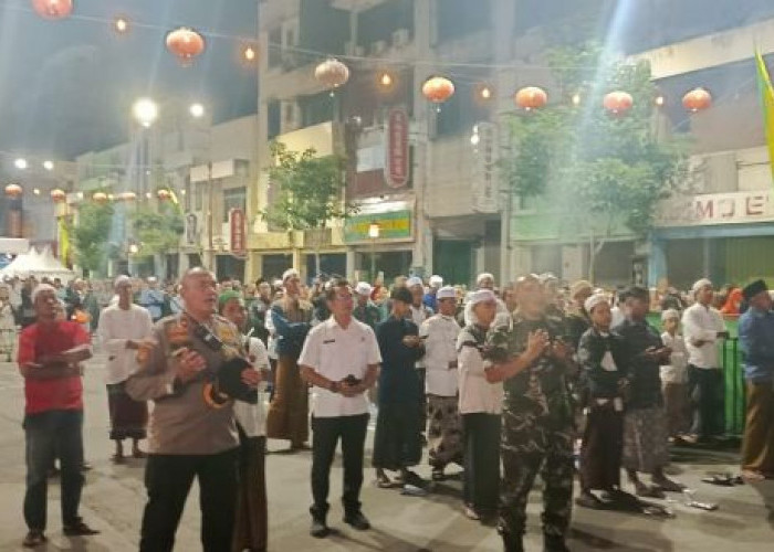 Kembang Jepun Bergema Selawat, Polsek Pabean Cantikan Kawal Ketat Malam Pergantian Tahun