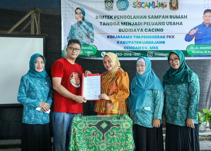 Mengelola Sampah Jadi Rupiah, Gerakan PKK Lumajang Dorong Ekonomi Sirkular dari Rumah
