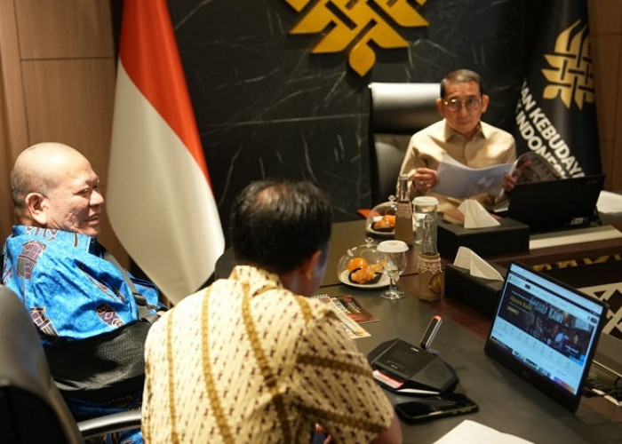 LaNyalla Perjuangkan Pelestarian Aksara Kawi, Temui Fadli Zon di Jakarta