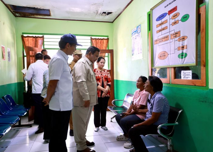 Presiden Prabowo Tinjau Fasilitas Kesehatan di Pulau Miangas Usai KTT ASEAN