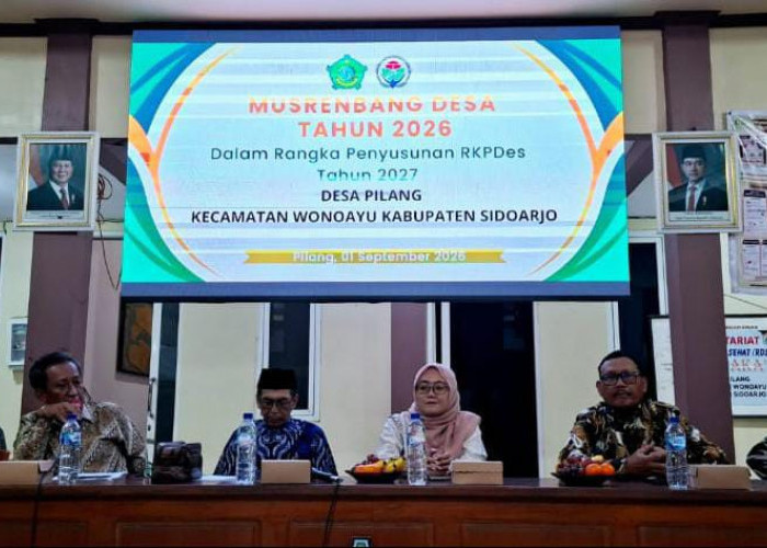 Desa Pilang Wonoayu Gelar Musrenbangdes, Tampung Aspirasi Pembangunan 2027