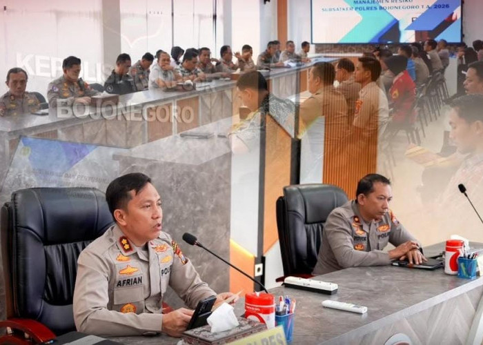 Kapolres Bojonegoro Buka Sosialisasi Manajemen Risiko