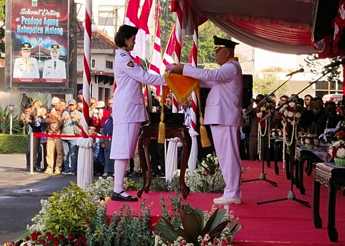 Bupati Malang Pimpin Upacara HUT Ke-80 RI: Ajak Warga Jadikan Kemerdekaan sebagai Titik Tolak Masa Depan