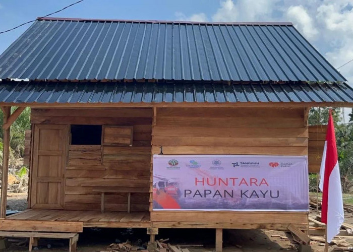 Inovatif! Satgas PRR Manfaatkan Kayu Hanyutan Banjir Aceh-Sumut Jadi Material Huntara Warga
