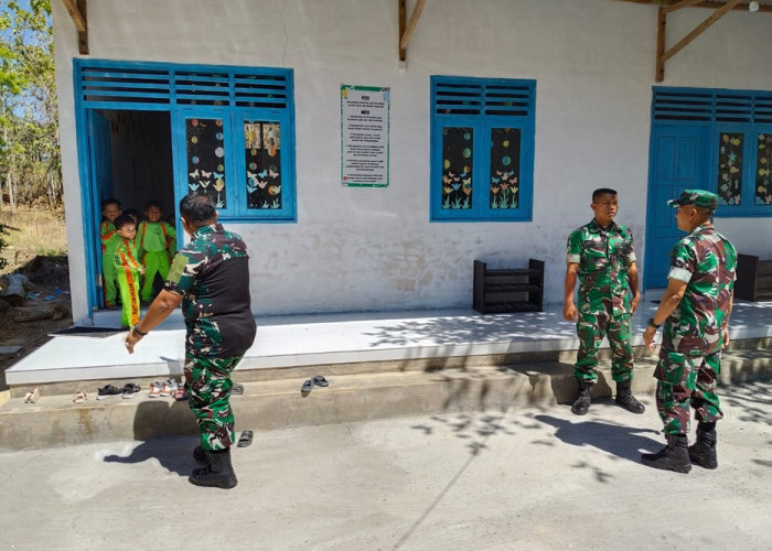 Dandim Sumenep Pantau Progres Program Bakti TNI AD 