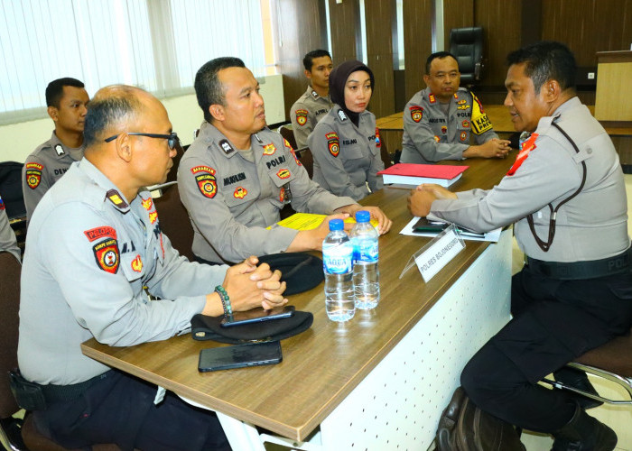 Polres Gresik Gelar Anev Situasi Kamtibmas Jelang Pilkada 2024