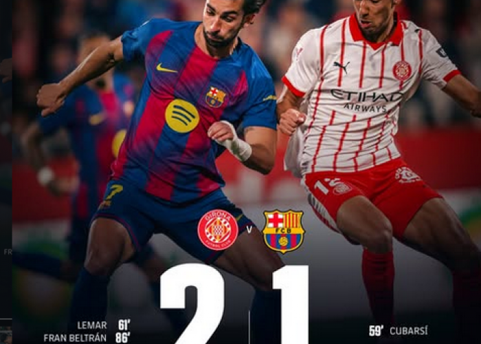 Barcelona Keok di Kandang Girona, Hansi Flick Enggan Salahkan Wasit