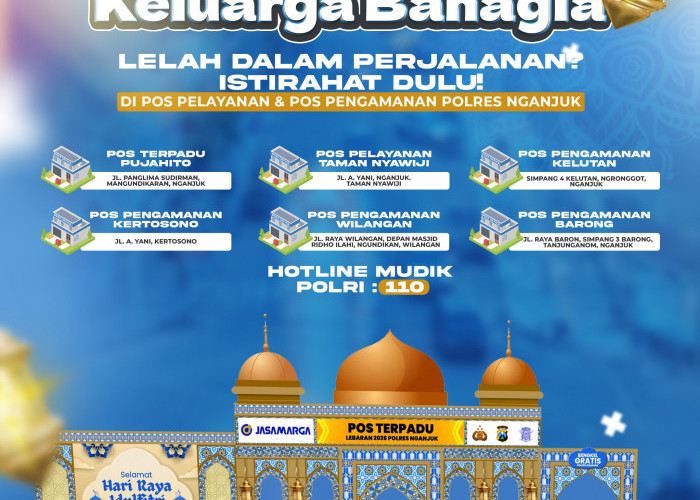 Manjakan Pemudik, Polres Nganjuk Sediakan Pos Terpadu Mewah: Ada Kursi Pijat hingga Bengkel Gratis
