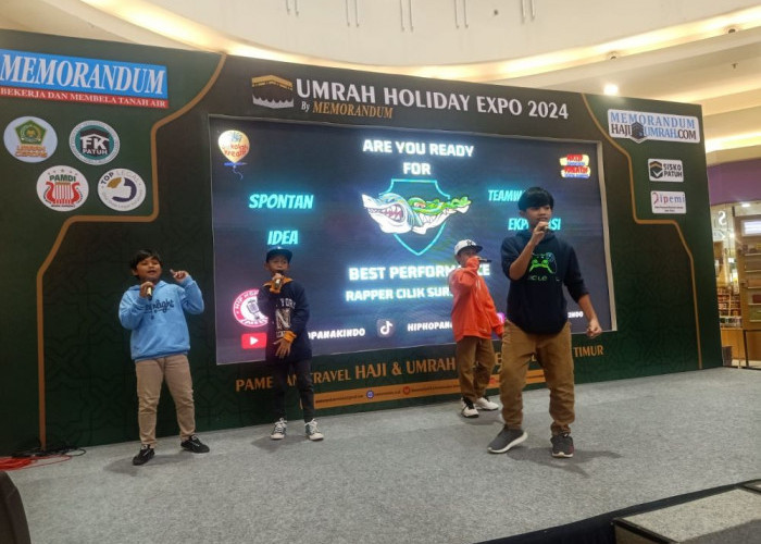 HipHop Anak Indo Meriahkan Memorandum Umrah Holiday Expo 2024