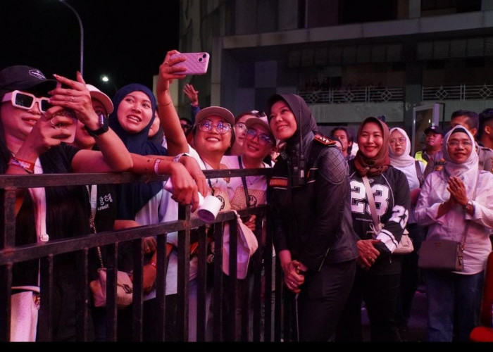 Kapolres AKBP Yenni Pimpin Langsung Pengamanan Konser NdX Aka di Bojonegoro, Acara Berjalan Aman dan Kondusif