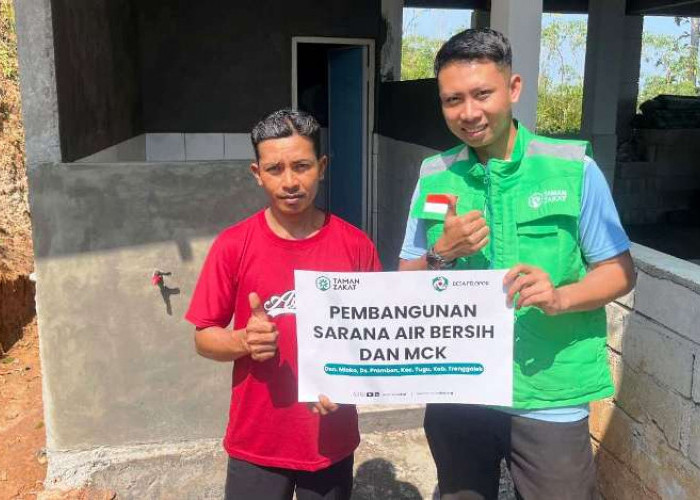 80 Tahun Merdeka, Warga Mloko Dibantu WC Umum dan Sarana Air Wudu dari Program Kemanusiaan Taman Zakat