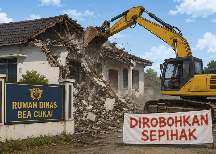 Rumah Dinas Bea Cukai Surabaya Diratakan Ekskavator, DJBC Jatim I Tegaskan Lindungi Aset Negara