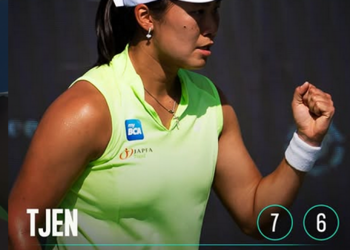 Sensasi Janice Tjen di Dubai! Singkirkan Leylah Fernandez, Tembus Babak Ketiga WTA 1000 Perdana