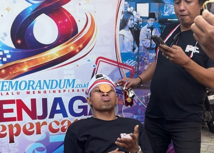 Meriahkan HUT Ke-81 Kemerdekaan, Lomba Makan Biskuit Berlangsung Seru di SKH Memorandum
