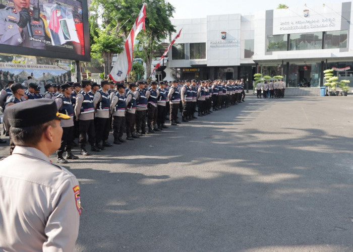 Polrestabes Surabaya Gelar Apel Serentak Bhabinkamtibmas Polsek Jajaran