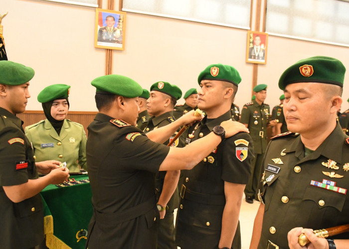 Korem 083/Bdj Gelar Sertijab, Letkol Arm Indra Andriansyah Jabat Dandim Jember