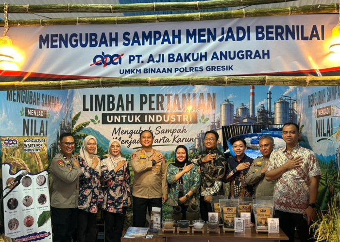Sekam Padi Jadi Komoditas Ekspor, UMKM Binaan Polres Gresik Mendunia
