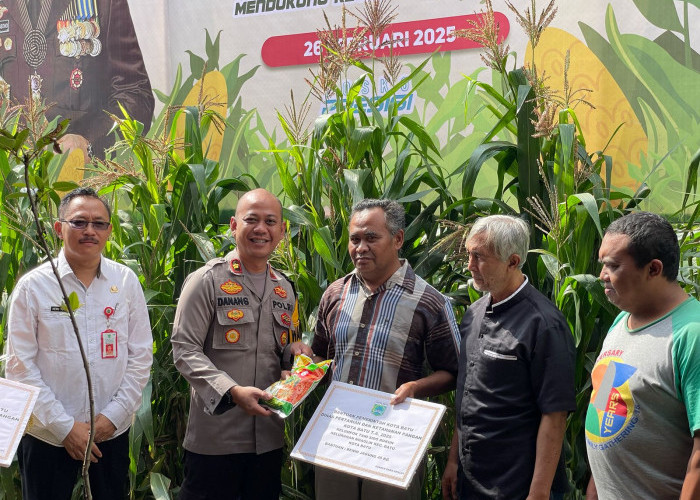 Polres Batu Panen Raya Perdana Jagung, Hasilkan 45,600 Ton